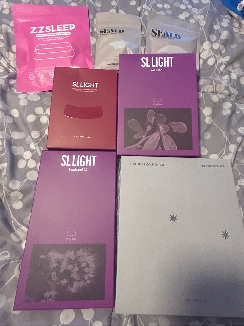 SL LIGHT, ZZ SLEEP, and SEALD Beauty Patch Bundle